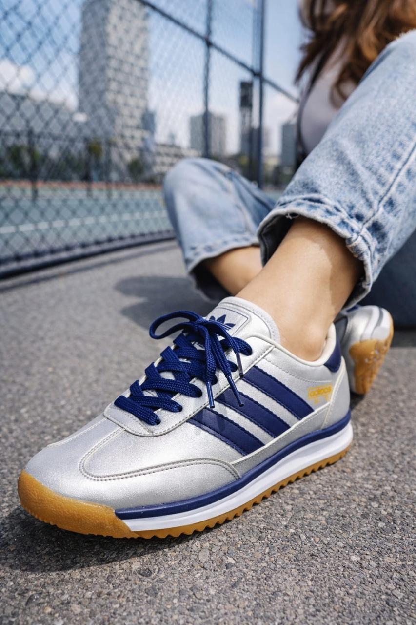 Tenis Adidas Dama Op Gris Azul